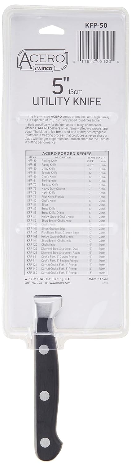 Winco Utility Knife, 5-Inch...