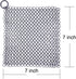 Cast Iron Cleaner, Premium 316 Stainless Steel Cast Iron Skillet Chainmail Scrubber for Cast Iron Pan Pre-Seasoned Pan Dutch Ovens Waffle Iron Pan...