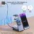 Magnetic Wireless Charger for iPhone, iWatch Charger Compatible with S2-S9,3 in 1 Wireless Charging Station Compatible with iPhone15/14/13/12 and ...