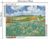 NIHO-JIUMA Diamond Painting kits Van Gogh The Plains of Orvison,5D Diamond Art Kits Round Full drill Canvas Painting Gift for Adult,Home Decor(40X...