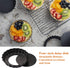 Mini Tart Pan Set of 6, Non-Stick 4 Inch Quiche Pan, Removable Bottom Tart Pan for Pies, Quiche Bakeware, Cheese Cakes, Desserts and more...