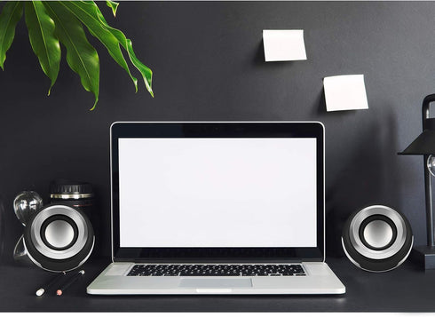 Stereo Computer Speaker, USB Powered Speaker Sound, Loud Volume and Enhanced Bass, PC Speaker for Laptop Cellphones and More...
