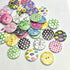 Chenkou Craft Random 30pcs 30mm(1 1/8") Sports Wood Buttons Bike Craft Sewing Button (1 1/8"(30mm), Sports)...