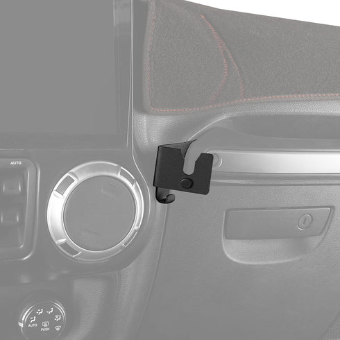 Hooke Road Wrangler Walkie Talkie Mount Bracket CB Radio Holder Compatible with Jeep JK Wrangler & Unlimited 11-18...