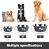 Stainless Steel Dog Bowls, Nonslip Rubber Bottom No Spill Proof Skid Metal Insulated Dog Bowls for Large Medium Small Breed Dogs (Grey, 3.6 Cups/2...