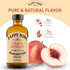 Happy Home Premium Natural Peach Flavor - Certified Kosher, 4 oz....