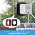 Window Mount Comaptible with Wyze Cam OG, Strong Adhesive Mounting Bracket, Window Holder Through Glass (2 Pack,Camera is Not Included)...