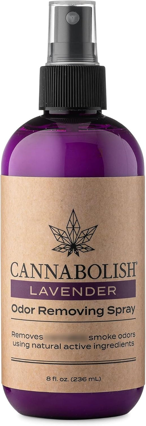 Cannabolish Lavender Smoke Odor Eliminator Spray and Air Freshener, 8 fl. oz, Natural Ingredients...