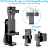 Owine Universal Dual Cell Phone Tripod Mount Adapter Premium Smartphone Clamp, Compatible with iPhone,Samsung Galaxy,Note,Lg,All Smartphones Perfe...