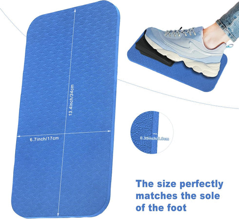 Sewing Machine Pedal Non Slip Pad, 13.4x6.7in Anti-Slip Sewing Machine Foot Mat Quilting Supplies Accessories Keep Pedal in Place Reduce Noise Eas...