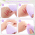 2 PCS Facial Sponge Konjac Glove Bath Sponge Gentle Exfoliating Pads Wash Reusable Puff for Daily Face Deep Pore Cleansing Blackheads Dead Skin, M...