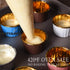 Party Hippo Cupcake Cups, 3.5 Oz 50 pcs Disposable Foil Muffin Liners, Gold Baking Cups, Ramekin Aluminum Cupcake Tip Pan Ramekin Holders, Little ...
