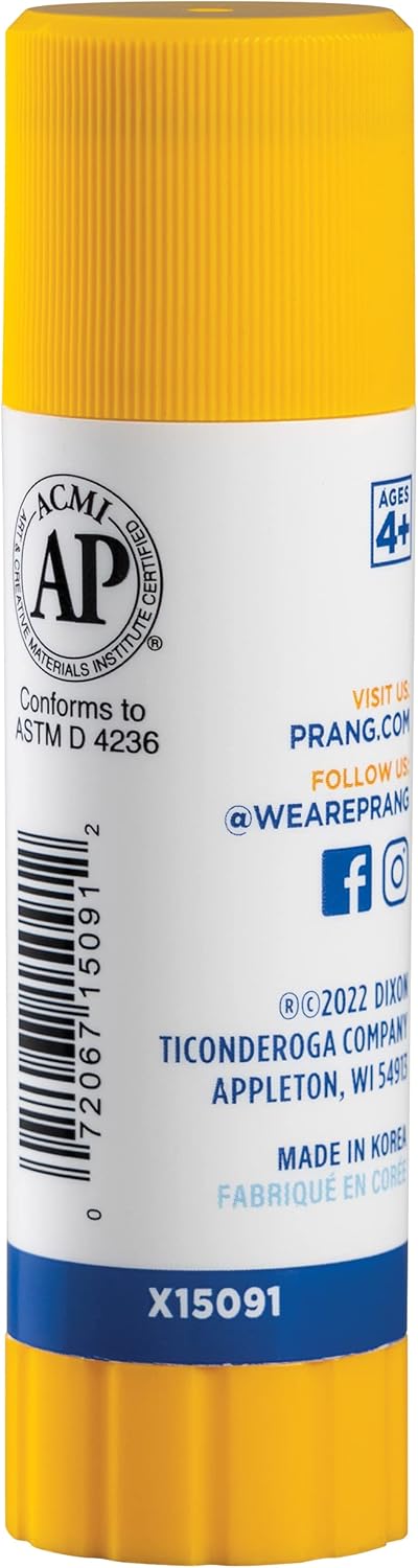 Prang Washable Glue Stick, Blue.1.27 Oz, 1 Count...