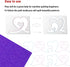 Quilting Rulers and Templates Quilting Templates for Machines Quilting Heart Shaped Free Motion Quilting Templates (Design A&B)...