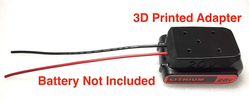 Battery Adapter for Black and Decker 20v Dock Power Connector 12 Gauge Robotics...
