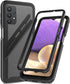Case for Samsung Galaxy A32 5G,Galaxy A32 5G Design Cute Case,Shockproof Dual Layer Armor Protective Men Boys Girls Women Floral Flower Bumper Pho...