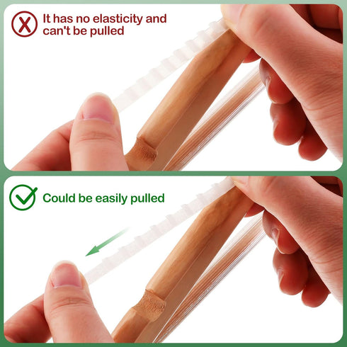 Yalikop 200 Pcs Non Slip Rubber Clothes Hanger Grips Adhesive Clothing Hanger Grip 2.8 x 0.2 Inch Clothes Hanging Accessories with Fins Strips Gri...