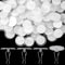 60 Pack Self-Adhesive Ceiling Hooks for Hanging,Damage-Free No-Drill Ceiling Discs, Removable Transparent Wall Hanger for Festival Wedding Birthda...