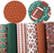 Football Soccer Ball Printed Faux Leather Sheet PU Textured Grain Leather Sheet Assorted 6 PCS 7.9" x 13.4" (20 cm x 34 cm) for Hair Accessories D...