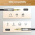 3.5mm AUX Cable 2 Ft/2 Pack (Hi-Fi Sound-Zinc Alloy Case-OD 3.5MM-Ultra Slim&Soft) Auxiliary Stereo Audio Cable Braided 1/8 inch 3.5 mm AUX Cord f...