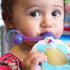 ChooMee Reusable Baby Food Pouch Starter Set, SnakPack | 4 CT, 5 oz | includes SoftSip Pouch Tops, 2CT, Green Purple...