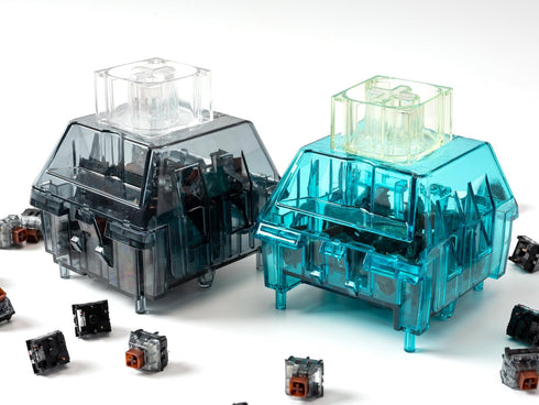 Glacier Kailh Customizable Mechanical Keyboard Switch Storage (Capacity 60 Switches) (Clear)...