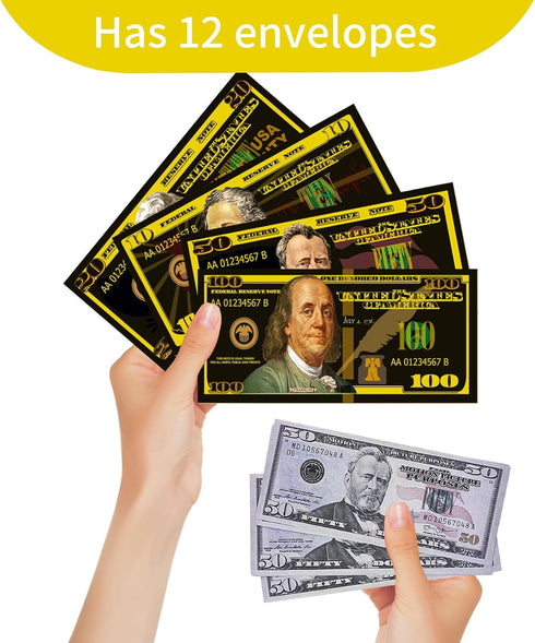 12 Pack Cash Envelopes for Budget Planner System – Money Envelopes for Budgeting and Saving with 12 Expense Tracking Budget Sheets...