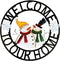 Welcome to Our Home Rustic Metal Snowmen Hanging Welcome Signs Wall Decor Front Door Wreaths Garden Fence Patio Porch Yard Winter Christmas Holida...