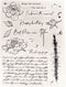 Flowers Mail Clear Stamps for Card Making Vintage Letter Transparent Silicone Stamp DIY Scrapbooking Supplies Embossing Paper Card Album...