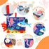 2PCS Baby Books - Montessori Toys Cute Animal Theme Baby Cloth Books 6 to 12 Months, Soft Stuffed High Contrast Crinkle Infant Sensory Toys, Boys&...