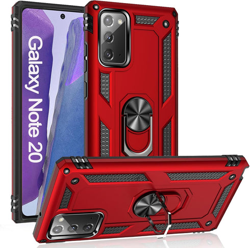Note 20 Case,Samsung Note 20 Case, Military Grade Protective Galaxy Note 20 Cases Cover with Ring Car Mount Kickstand for Samsung Galaxy Note 20/N...