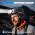 Headlamp Rechargeable, 14 LED 22000 High Lumen Super Bright Head Lamp with Red Light, Waterproof Lightweight Head Light, 8+2 Modes Forehead Head F...