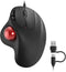 Nulea M509 Trackball Mouse Wired, Ergonomic Design, Easy Thumb Control, Precise & Smooth Tracking, 2-in-1 Interface (Type A &Type C), Compatible f...