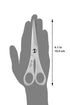 Beaditive Baby Food Scissors - Stainless Steel Toddler Cutter With Serrated Blade and Blunt Tip for Safety - Dishwasher Safe Shears for Cutting Ti...