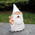 Garden Gnome, Wizard Gnome 3D Dwarves, Polyresin Outdoor Sculpture Victory Gesture Gnome Statue Garden Figurine Art Garden Decoration for Lawn Yar...