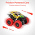 M SANMERSEN Car Toys for Toddlers 1-3, 2 Pack Monster Toys Truck 360° Rotating Stunt Cars - Push and Go Toy Cars Boys Girls Birthday Christmas Eas...