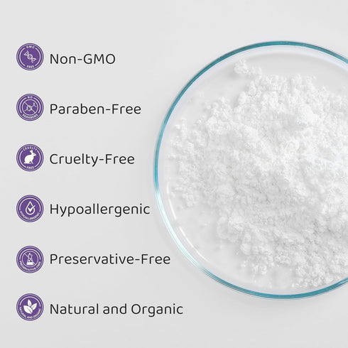 Premium Kojic Acid Powder for Skin-Lightening and DIY Skincare - 99% Purity, Brighten Complexion, Reduce Dark Spots, Even Skin Tone - Natural Pres...