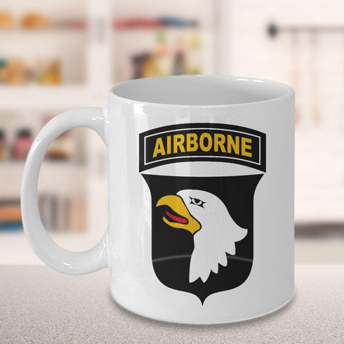 101st Airborne Coffee Mug - US Army Coffee Mug - Both Sides...