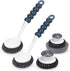 Stainless Steel Sponge Wool Scrubbers, Dish Metal Scrubber Dishwashing Sponge Dishes Scrub, Handheld Scrubbing Cleaner Brush Scouring Pad with Han...