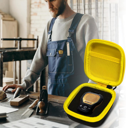 Hard Case Compatible with DEWALT Wearable Bluetooth Speaker, Magnetic Clip-On Wireless Portable Mini Speaker Protective Storage Holder Bag with Me...