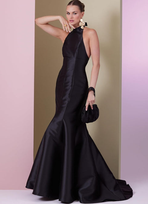 Vogue Misses' Close-Fitting Dress Sewing Pattern Packet, Design Code V2010, Sizes 6-8-10-12-14, Multicolor...