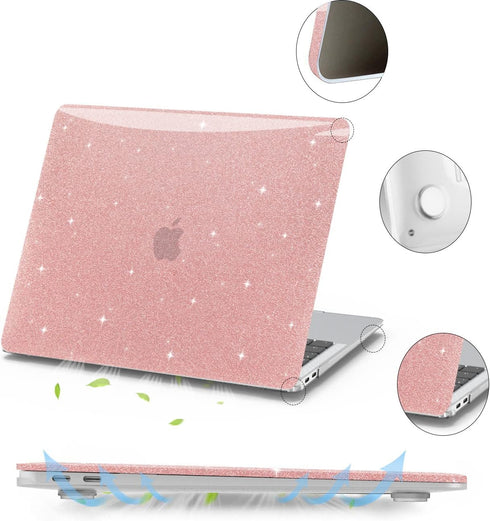 Anban Compatible with MacBook Pro 13 inch Case M2 2025-2016 M1 A2338 A2251 A2289 A2159 A1989 A1706 A1708, Plastic Hard Shell+Keyboard Cover+Screen...