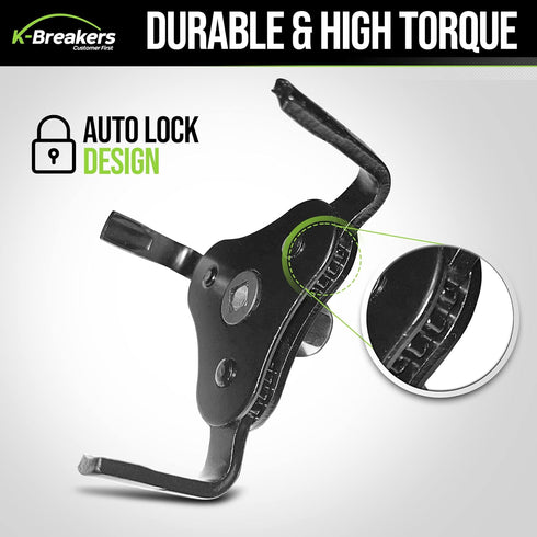 Universal Adjustable Oil Filter Wrench, Heavy Duty Oil Filter Removal Tool with 3 Jaws for Cars, Trucks, Tractor - 3 Jaws...