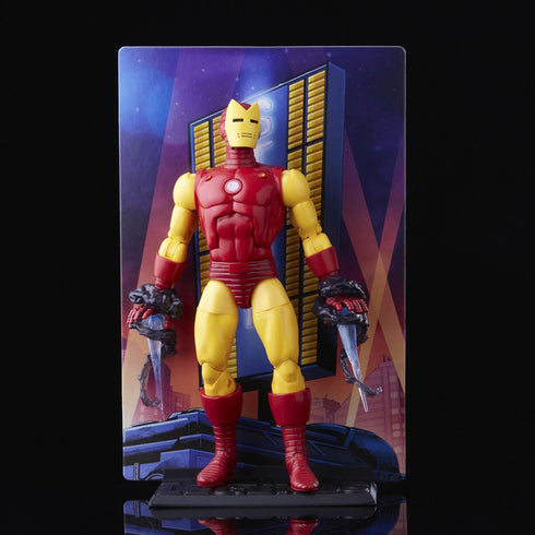 Marvel Hasbro Legends Series 20th Anniversary Series 1 Iron Man 6-Inch Action Figure Collectible Toy, 9 Accessories F3463 Multi...