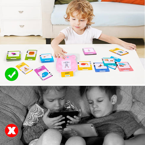 Toddler Toys for 2 3 4 5 6 Year Old Boys and Girls 224 Sight Words Talking Flash Cards Autism Sensory Toys Speech Therapy Toys Montessori Toys Edu...