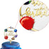 Happy Birthday Acrylic Cake Toppers for Outer Space Theme Birthday Party Decorations, Rocket Galaxy Planet Cake Toppers for Kids (Gold)...