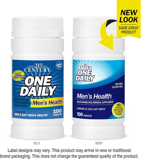 21st Century One Daily Men's Health Tablets, 100 Count...