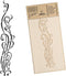 Border Reusable Plastic Wall Stencil // ART NOUVEAU ORNAMENT #2 // Art Craft Mylar Template (8,2"x15,7")...