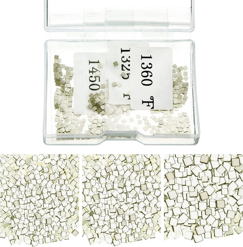 4.5 Grams (About 500 Pcs) Silver Solder Jewelry Precut Chips Solder Ultra Tiny Medium Density Easy Solder for Jewelry 2 x 2 mm (E Solder, M Solder...