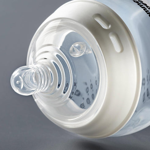 Tommee Tippee Natural Start Baby Bottle Nipples, Fast Flow, 6+ Months, Breast-Like for a Natural Latch, Anti-colic Valve, Soft Silicone, Pack of 6...